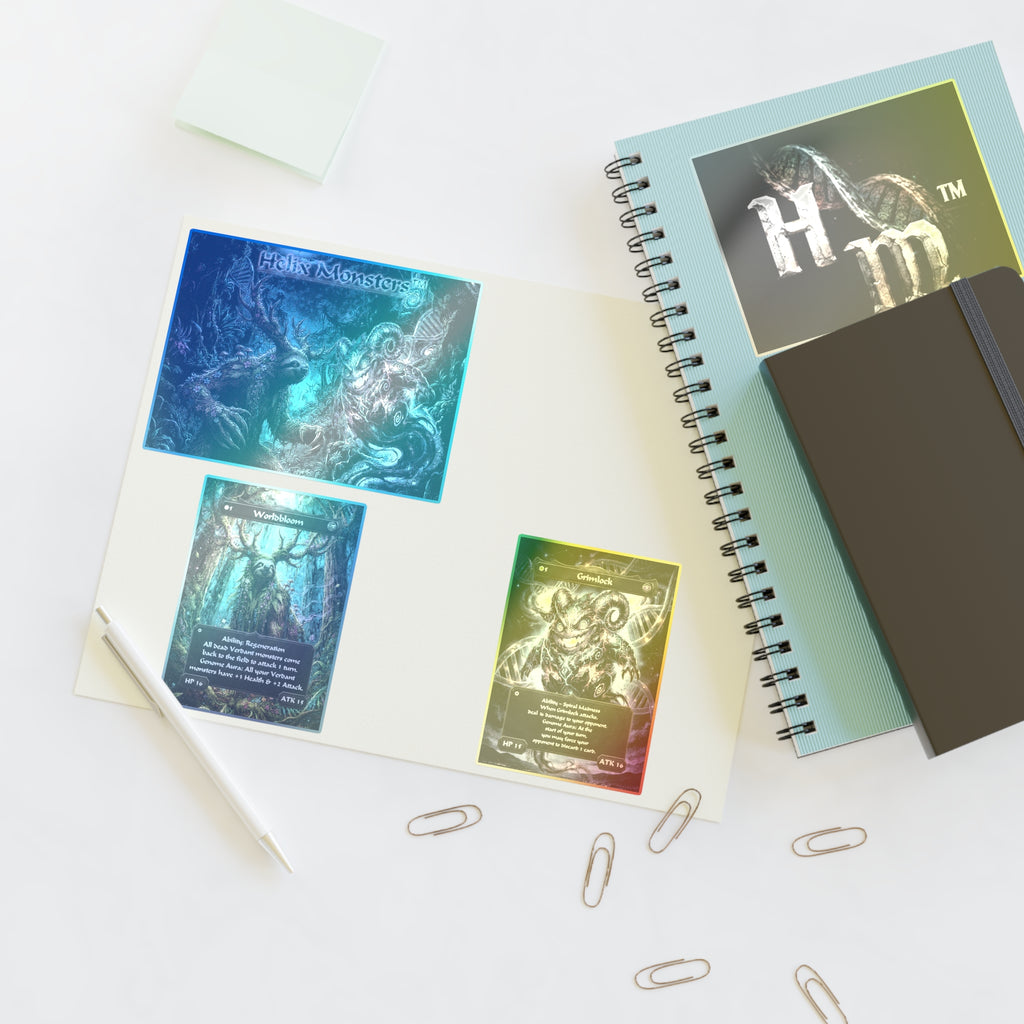 Helix Monsters Sticker Sheet