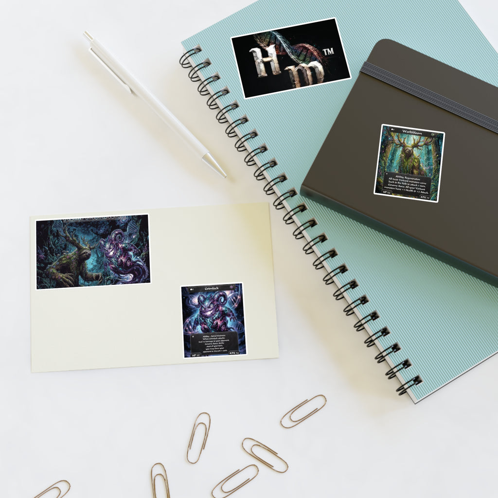 Helix Monsters Sticker Sheet