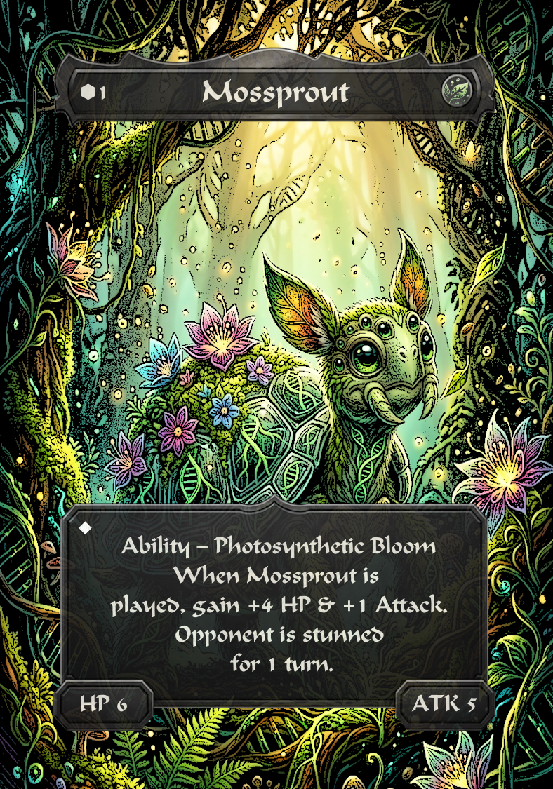 Helix Monsters™ Verdant Coil Booster Pack 9 Cards