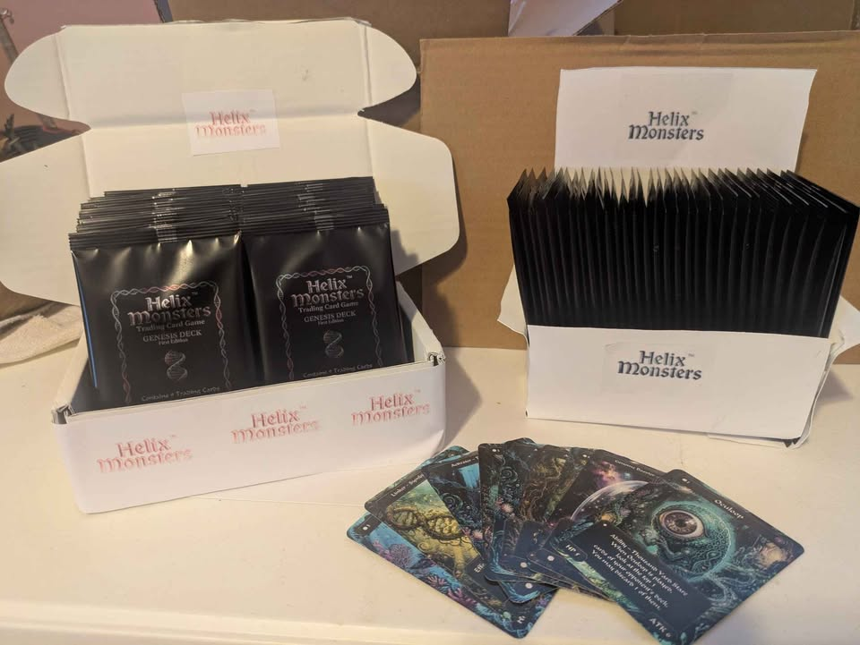 Helix Monsters™ Random Booster Pack 9 Cards